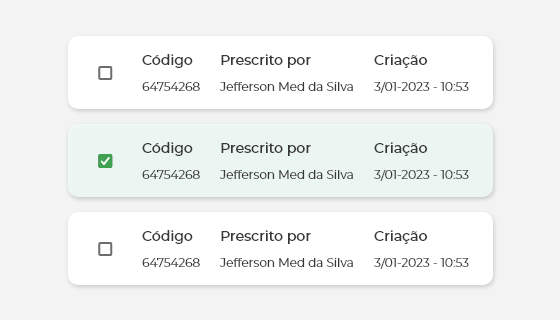 Selecionável